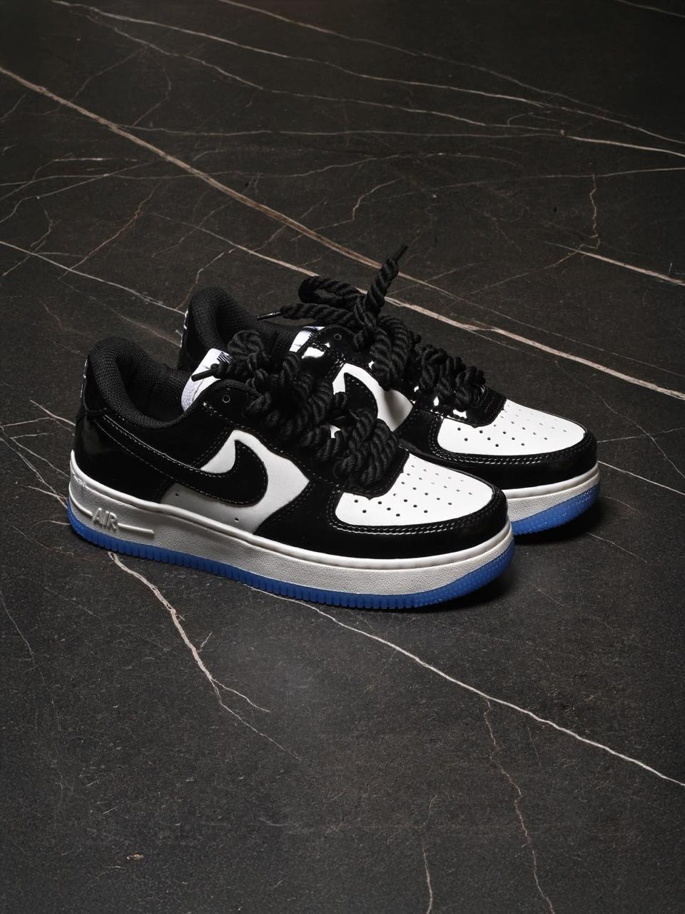 NIKE AIR FORCE AZUL BB VERNIZ